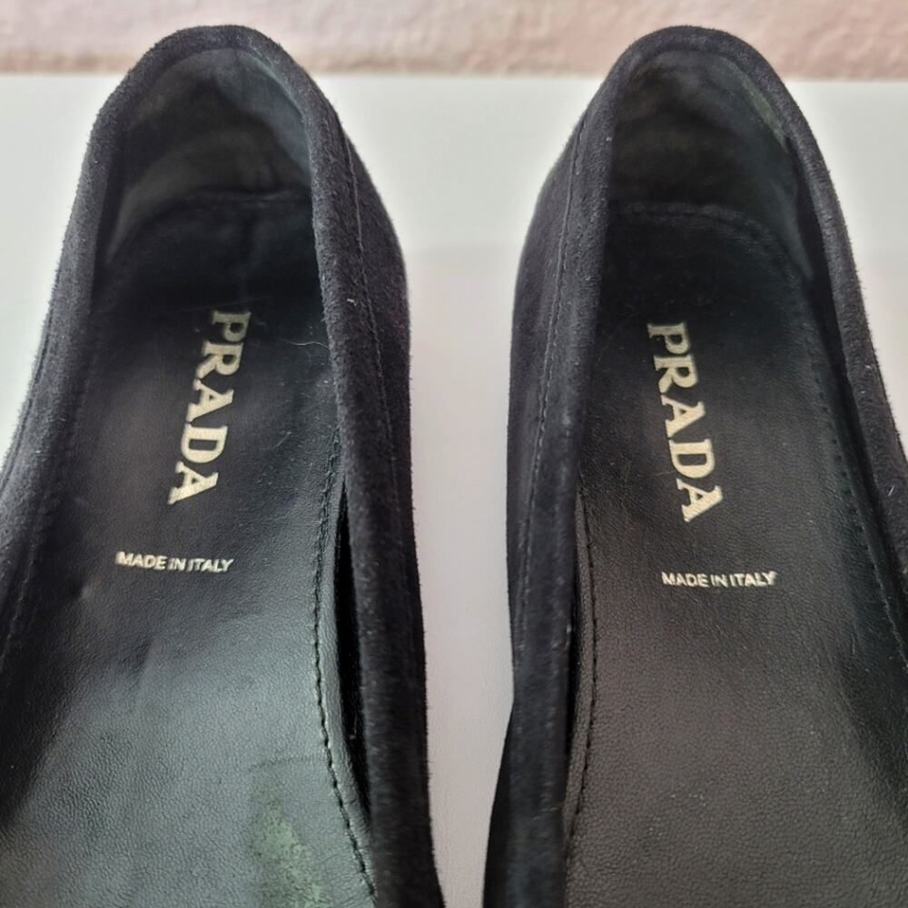 PRADA Flat Loafer Slip On Shoes Size 36.5 Authentic - Picture 3 of 8